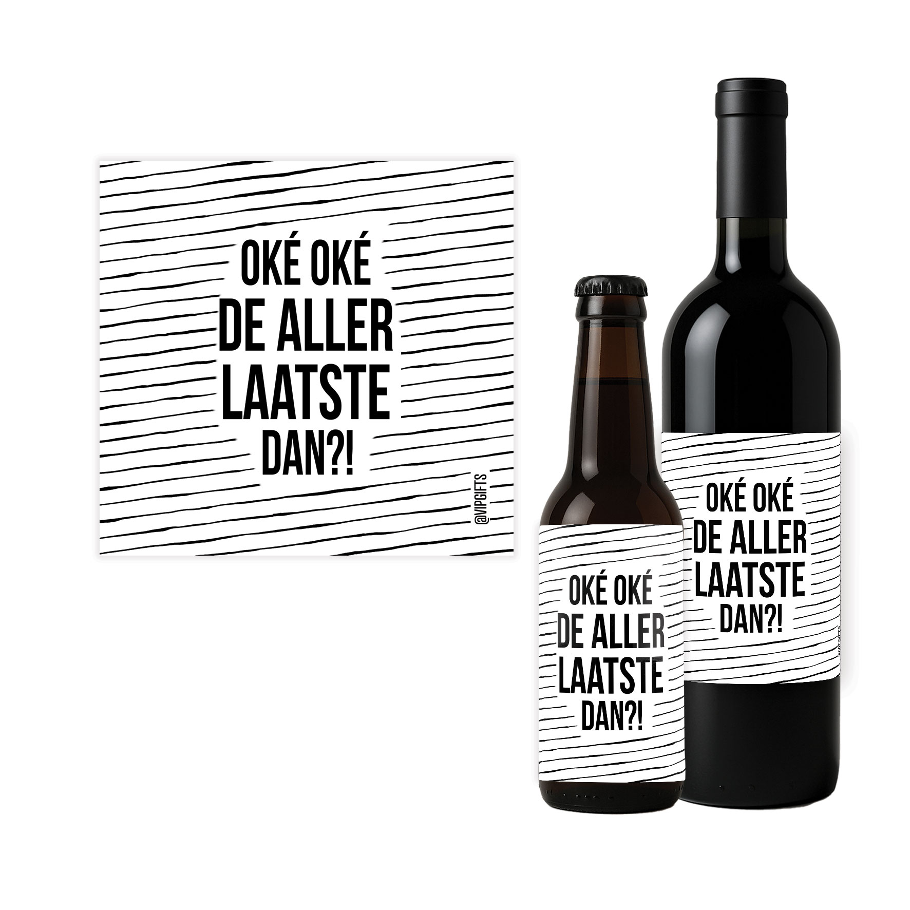 Flesetiket - Aller laatste dan