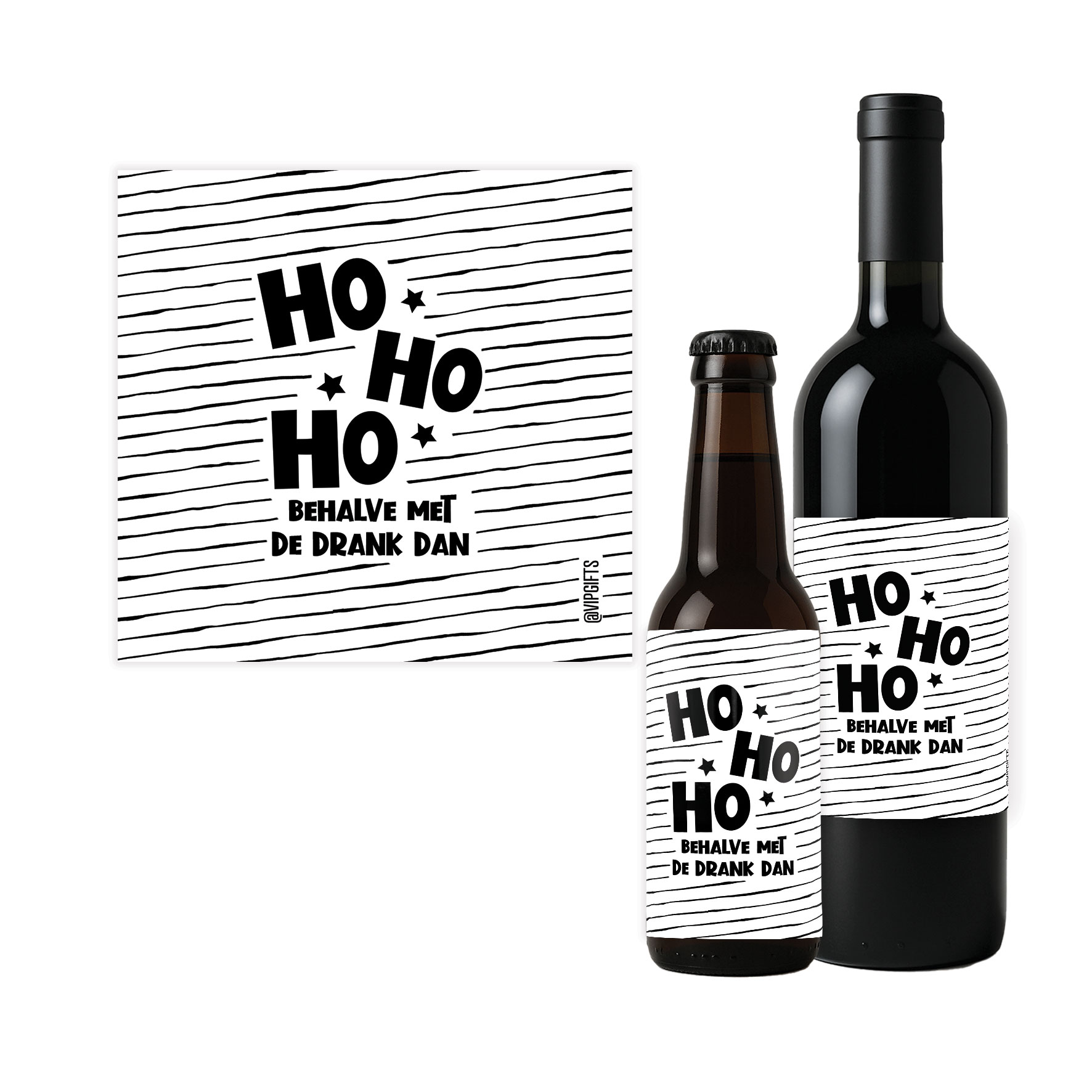 Flesetiket - Ho Ho Ho