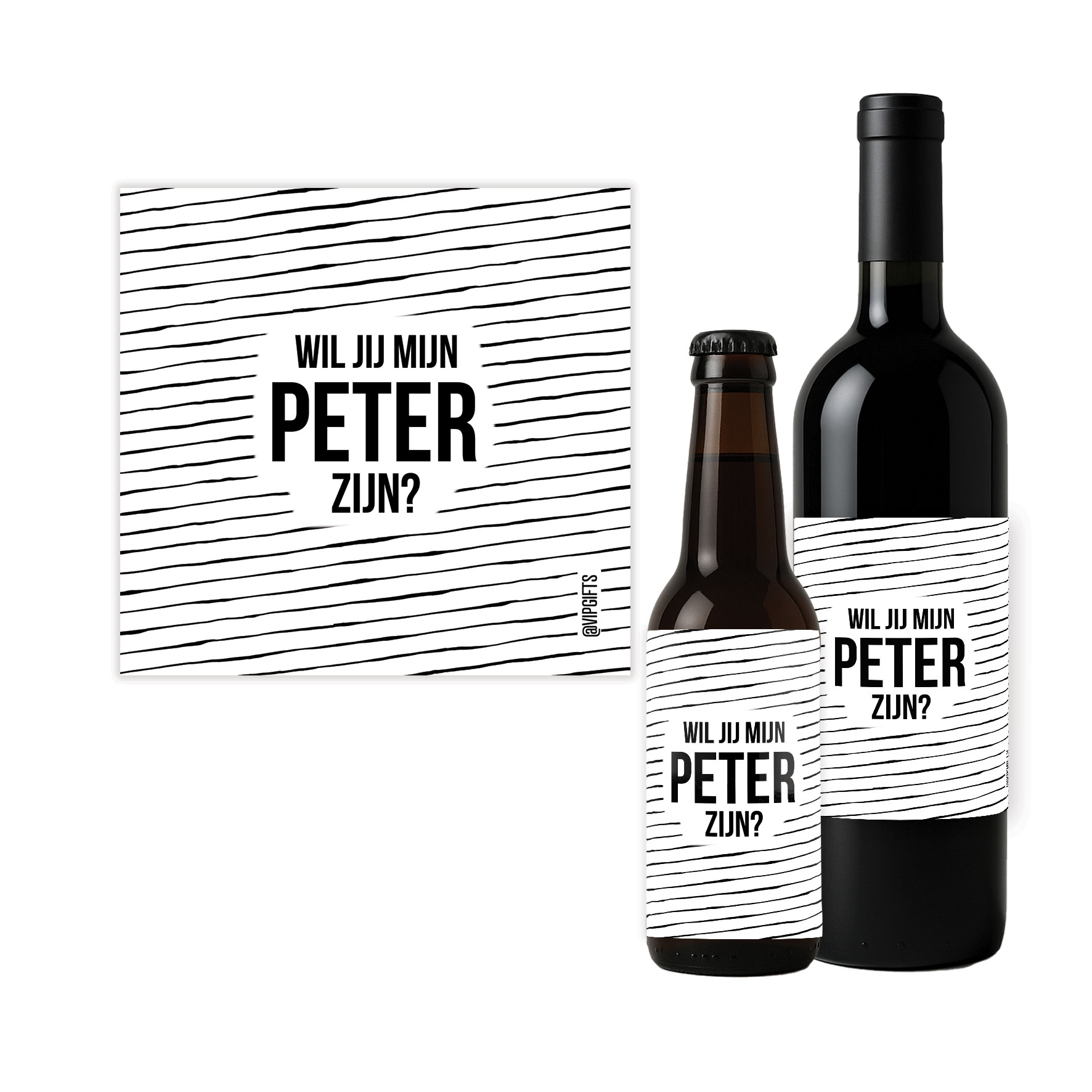 Flesetiket - Peter zijn?