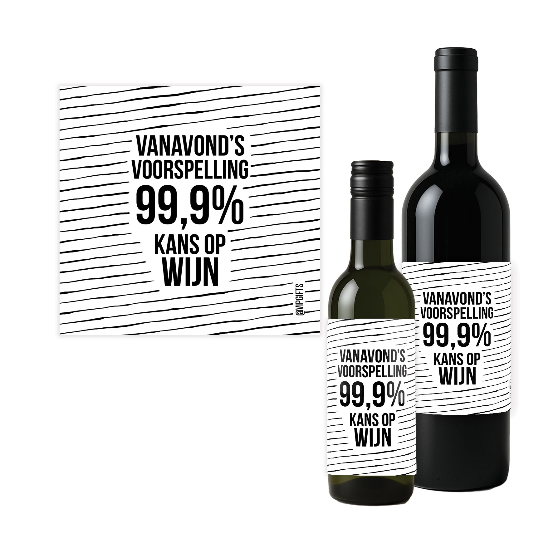 Flesetiket - Voorspelling