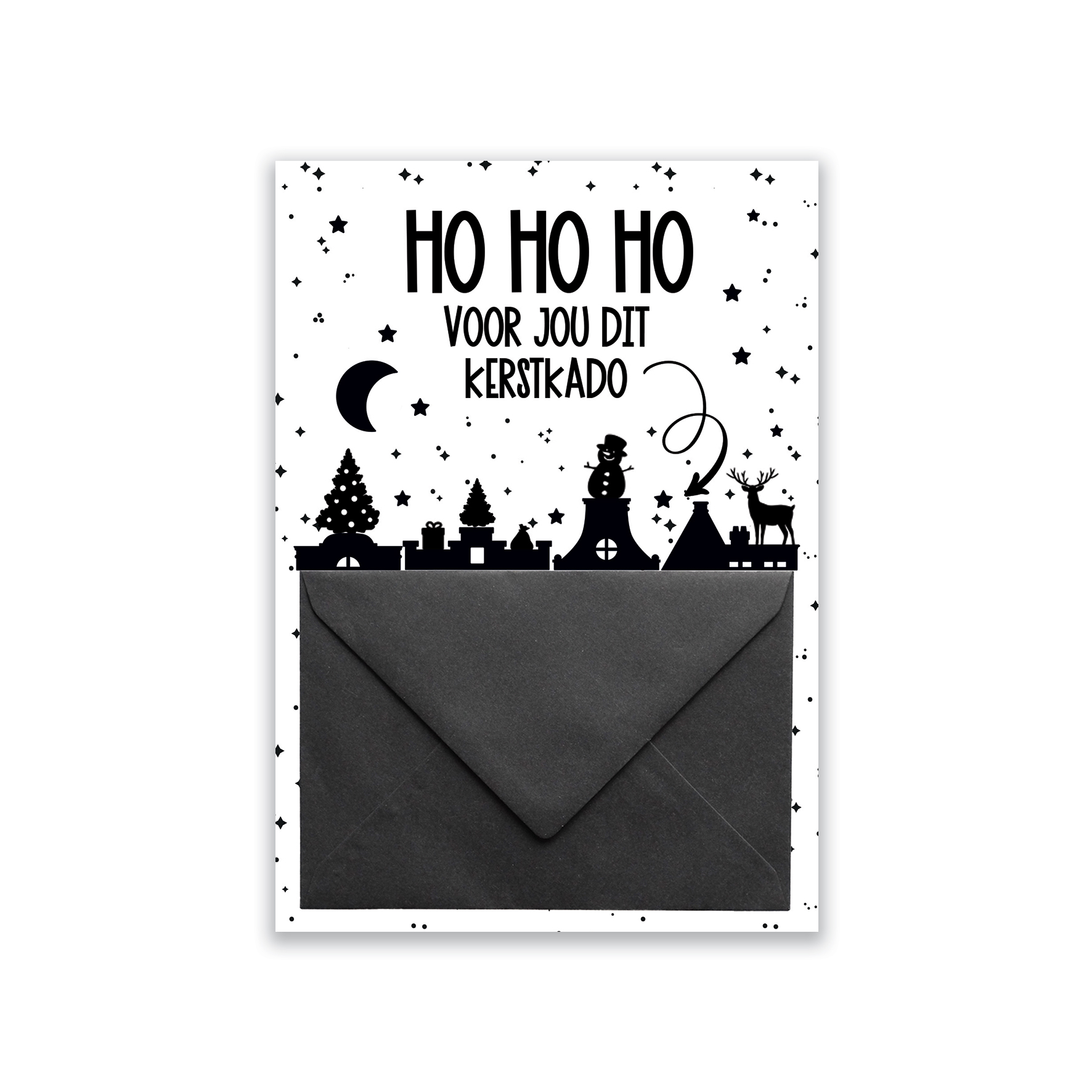 Geld/Kadokaart. " HoHoHo Dit kerstkado"
