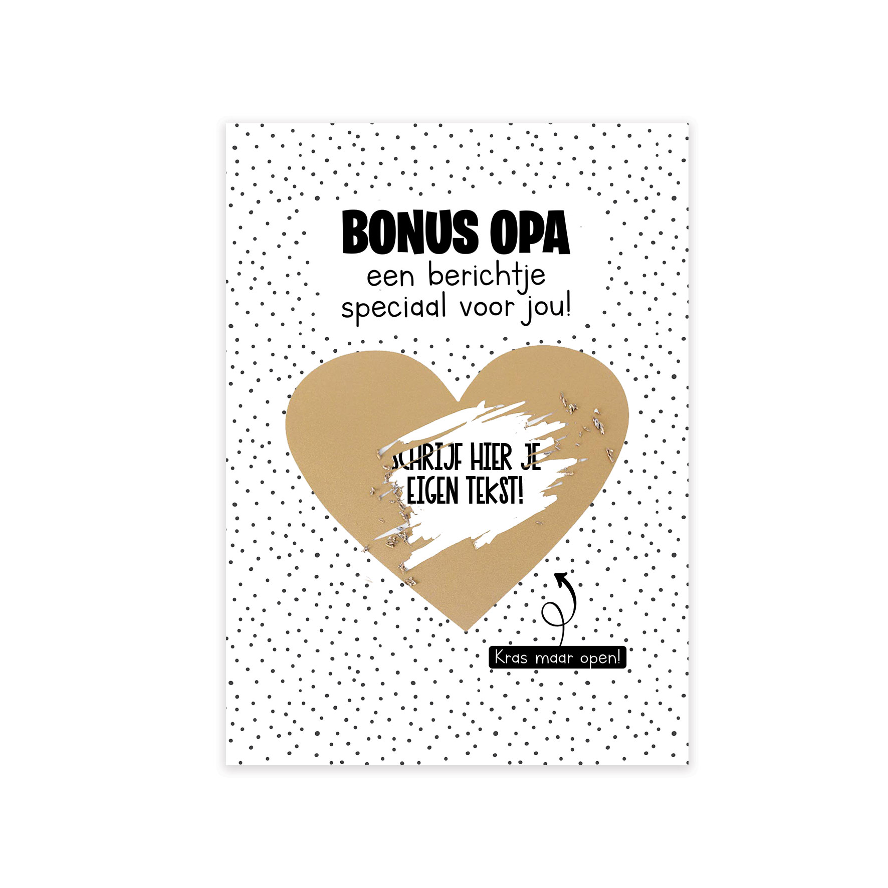 Kraskaart "Bonus Opa"