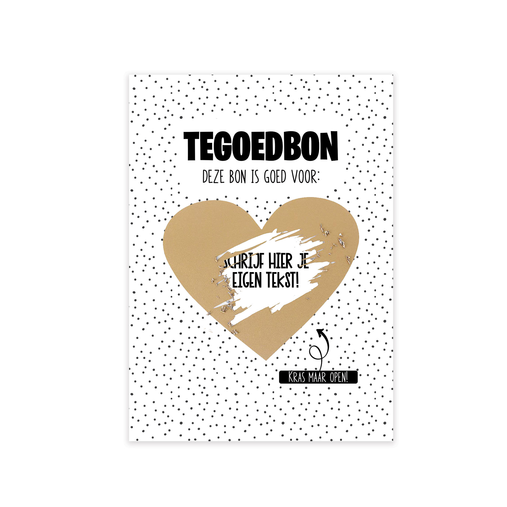 Kraskaart "Tegoedbon"