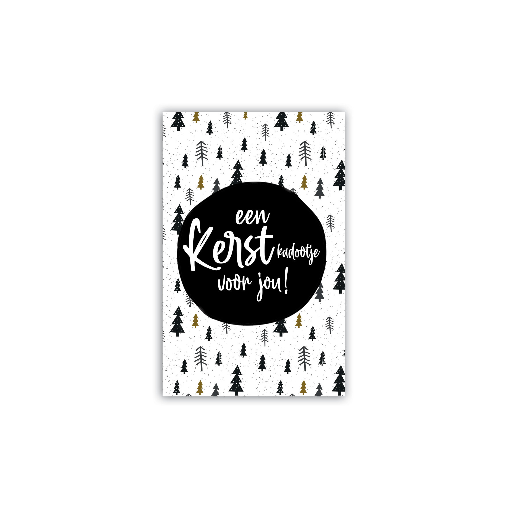 Mini Wenskaart | Kerst kadootje